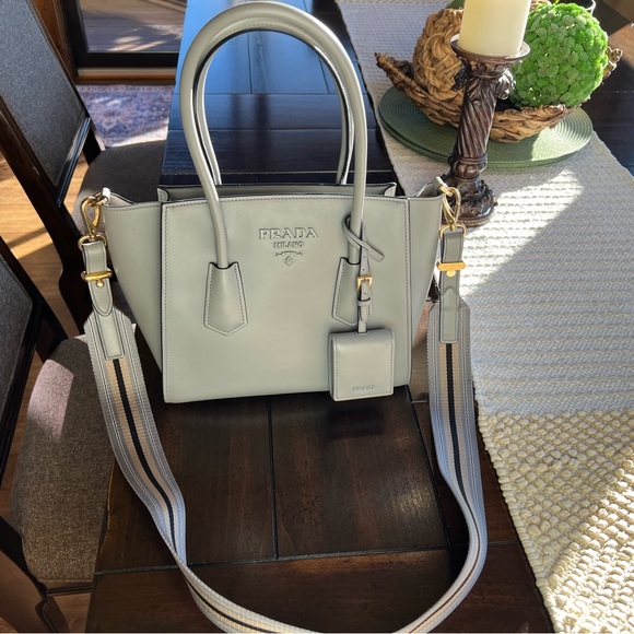 Prada Monochrome Slate Grey Bag - Picture 9 of 16